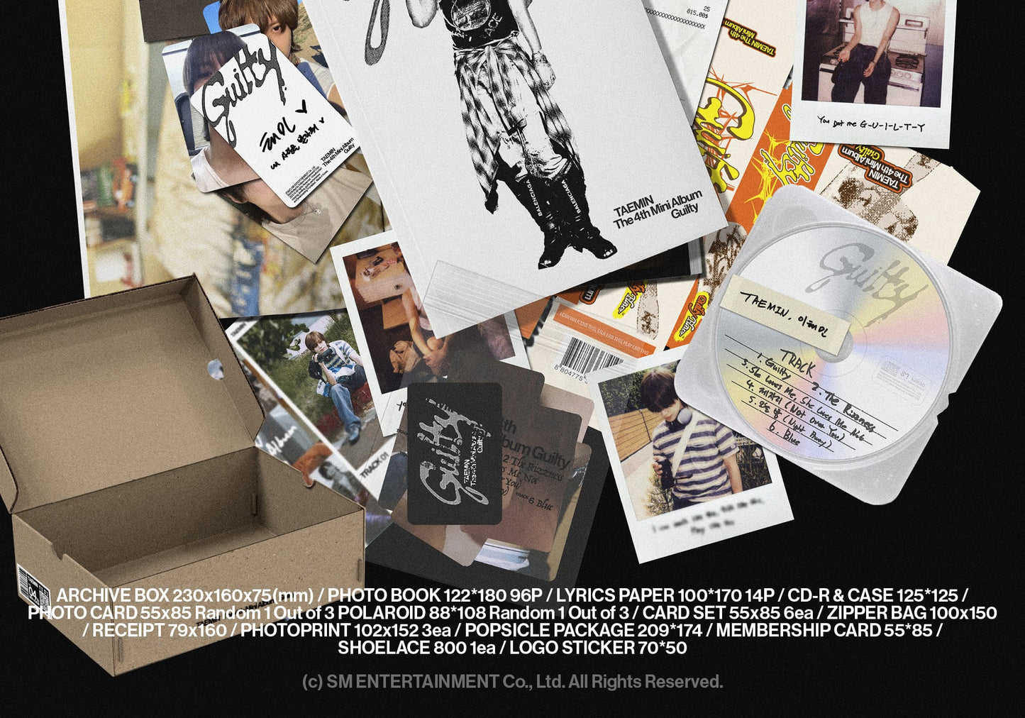 TAEMIN (SHINee) Mini Album Vol. 4 – Guilty (Archive Box Ver.)