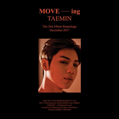 Taemin (SHINee) 2nd Album Repackage - MOVE -ing