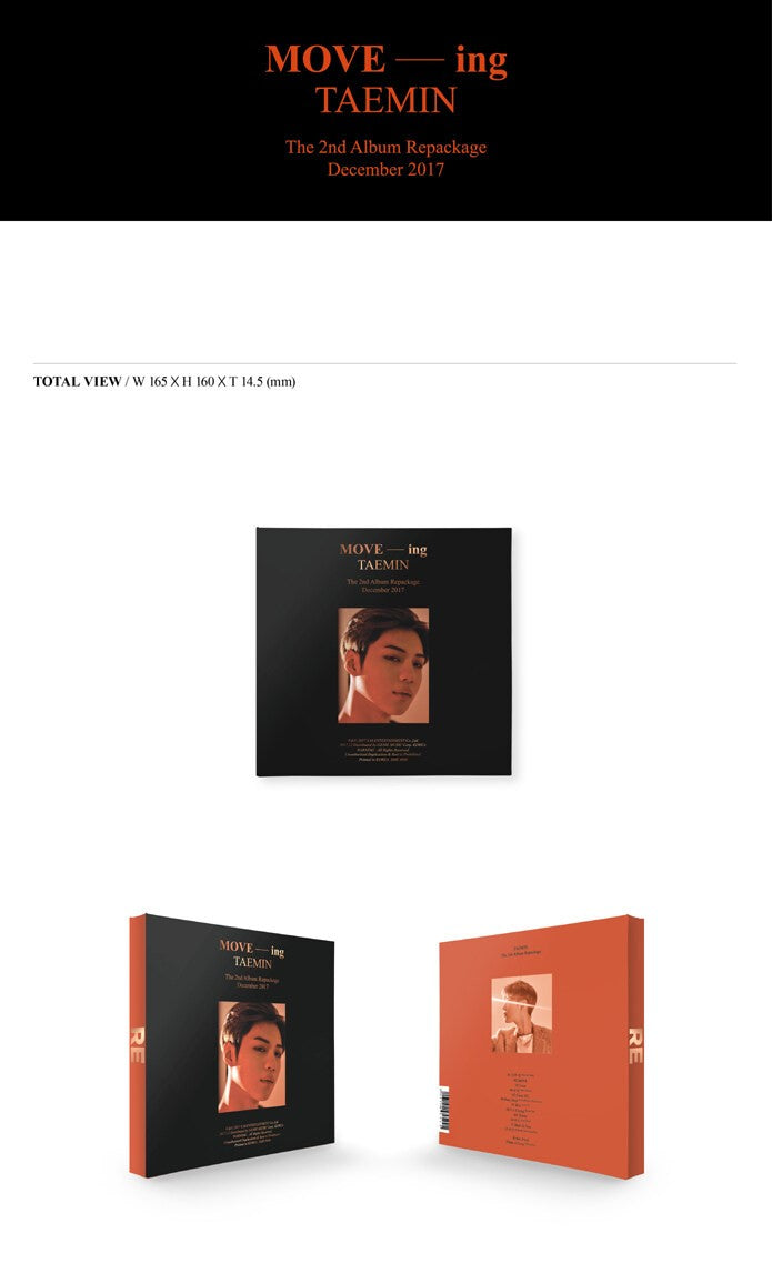 Taemin (SHINee) 2nd Album Repackage - MOVE -ing