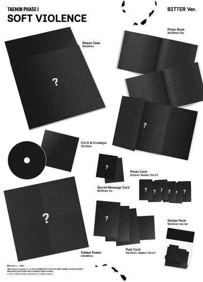 PRE-ORDER: TAEMIN Album - PHASE I : Soft Violence (Random Ver.)