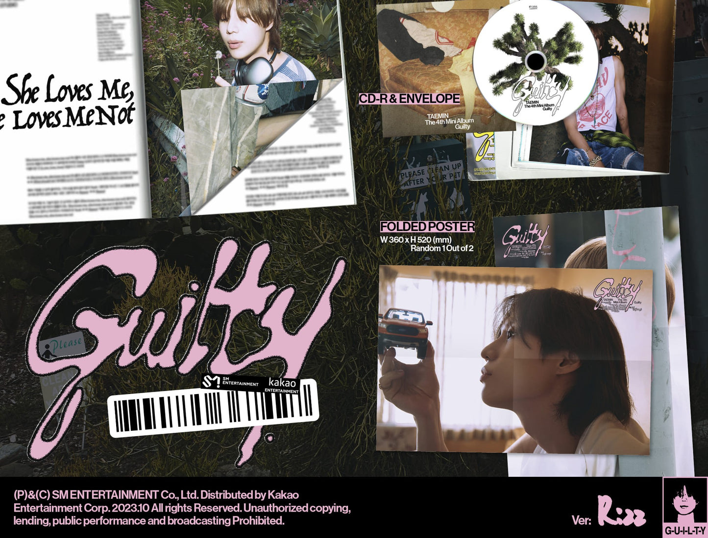 TAEMIN (SHINee) Mini Album Vol. 4 – Guilty (Photo Book Ver.) (Random)