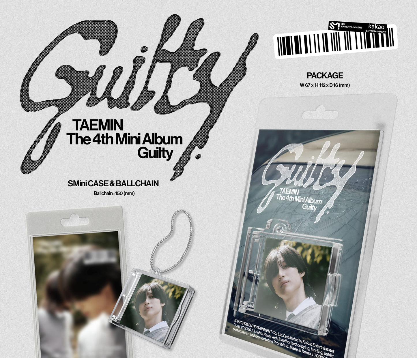 TAEMIN (SHINee) Mini Album Vol. 4 – Guilty (SMini Ver.)