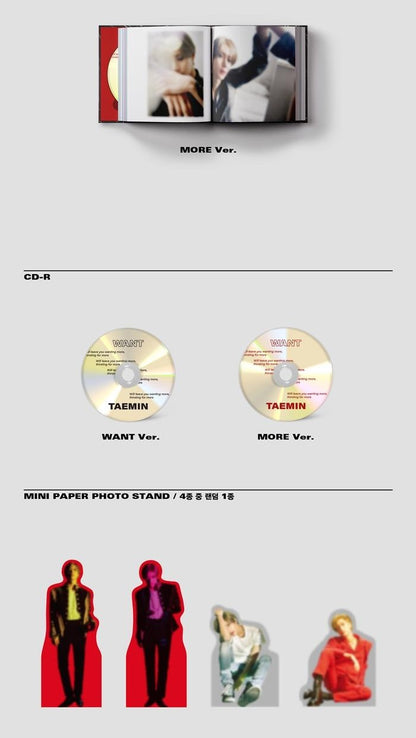 [PRE-OWNED] TAEMIN 2nd Mini Album - WANT