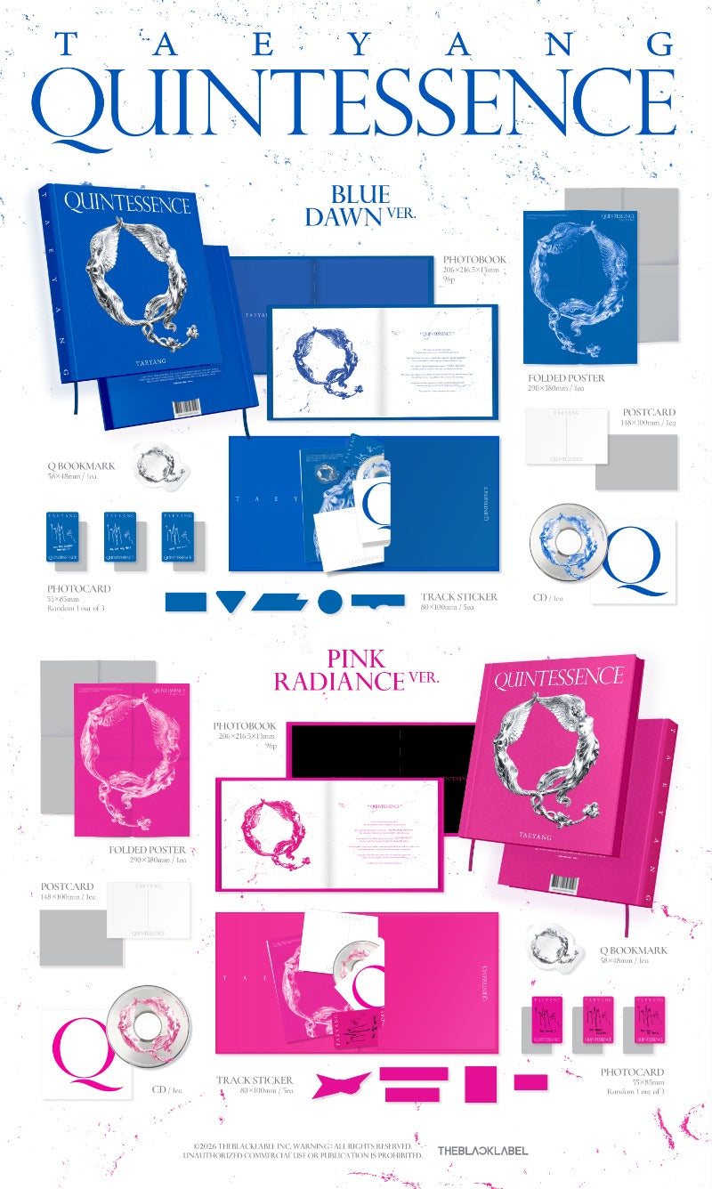 TAEYANG 4th Album – QUINTESSENCE (Random)