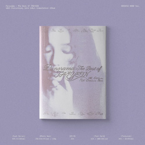 TAEYEON Compilation Album - Panorama : The Best of TAEYEON (Archive Book Ver.)