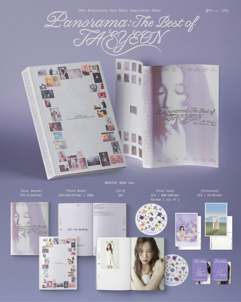 TAEYEON Compilation Album - Panorama : The Best of TAEYEON (Archive Book Ver.)