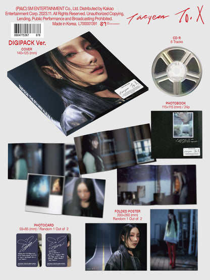 TAEYEON Mini Album Vol. 5 – To. X (Digipack Ver.)