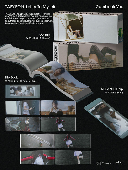 TAEYEON The 6th Mini Album – Letter To Myself (Gumbook Ver.)