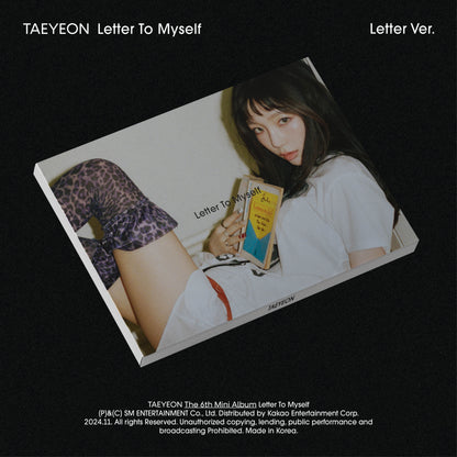 TAEYEON The 6th Mini Album – Letter To Myself (Letter Ver.)