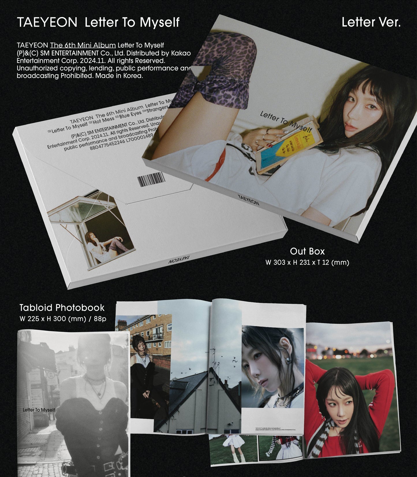TAEYEON The 6th Mini Album – Letter To Myself (Letter Ver.)