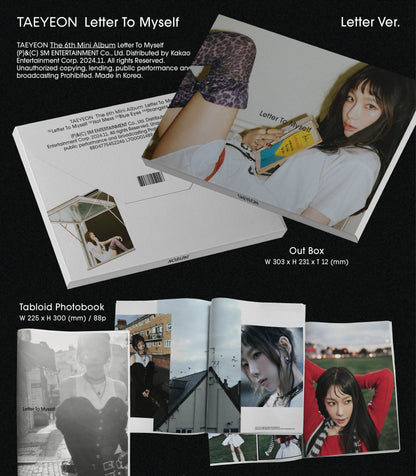 TAEYEON The 6th Mini Album – Letter To Myself (Letter Ver.)