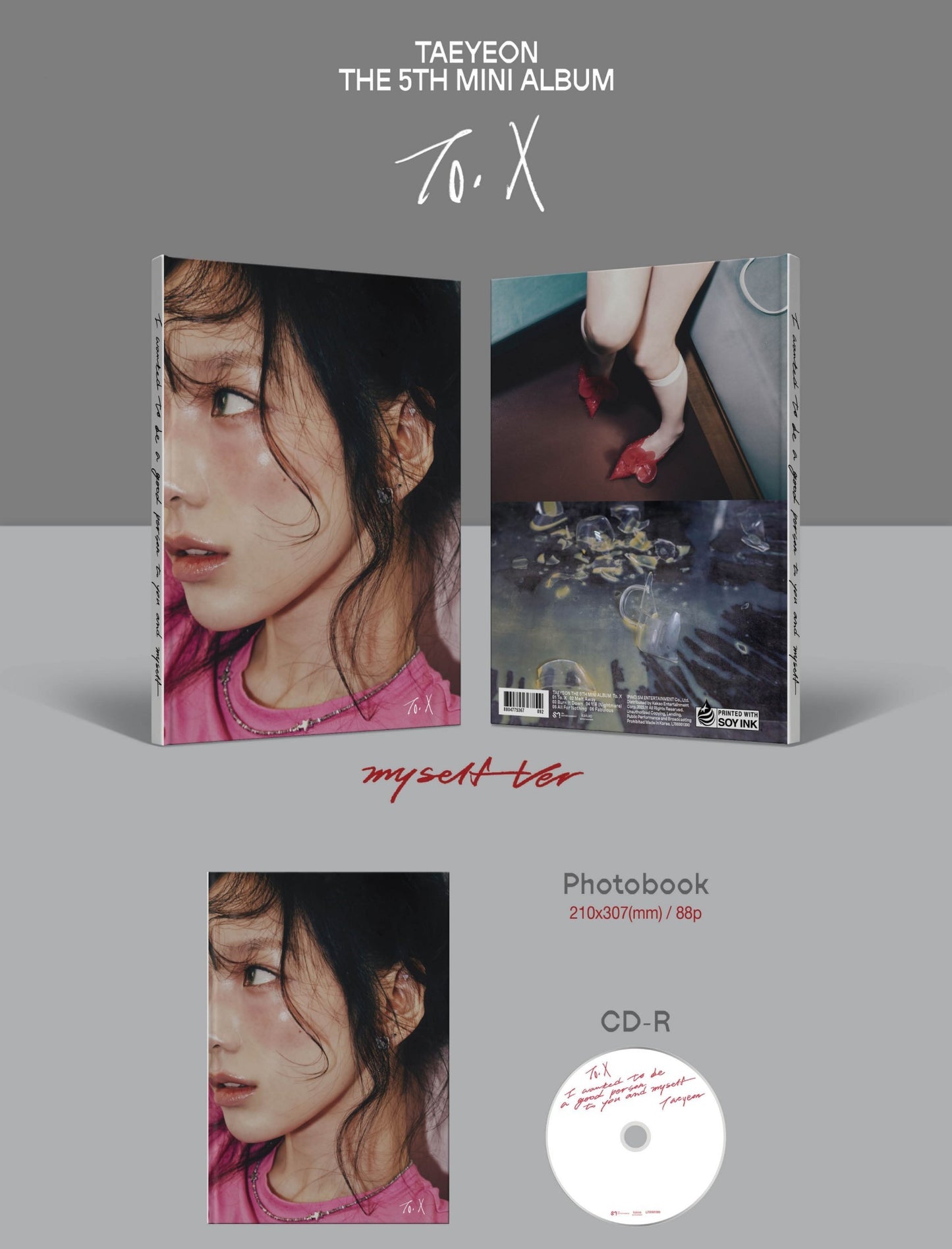 TAEYEON Mini Album Vol. 5 – To. X (C Ver.)