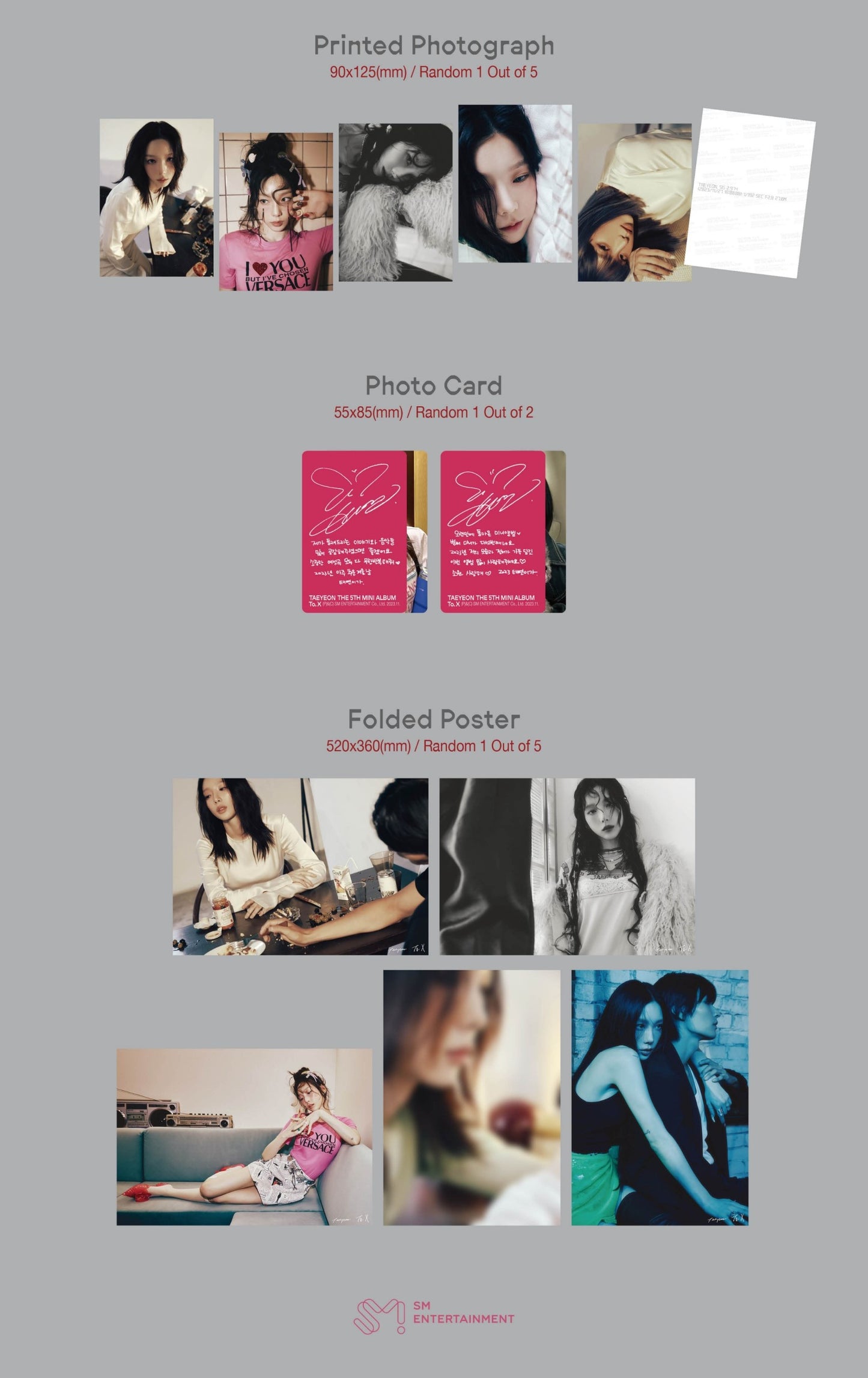 TAEYEON Mini Album Vol. 5 – To. X (C Ver.)