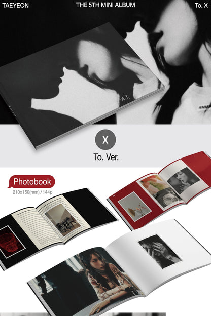 TAEYEON Mini Album Vol. 5 – To. X (A Ver.)