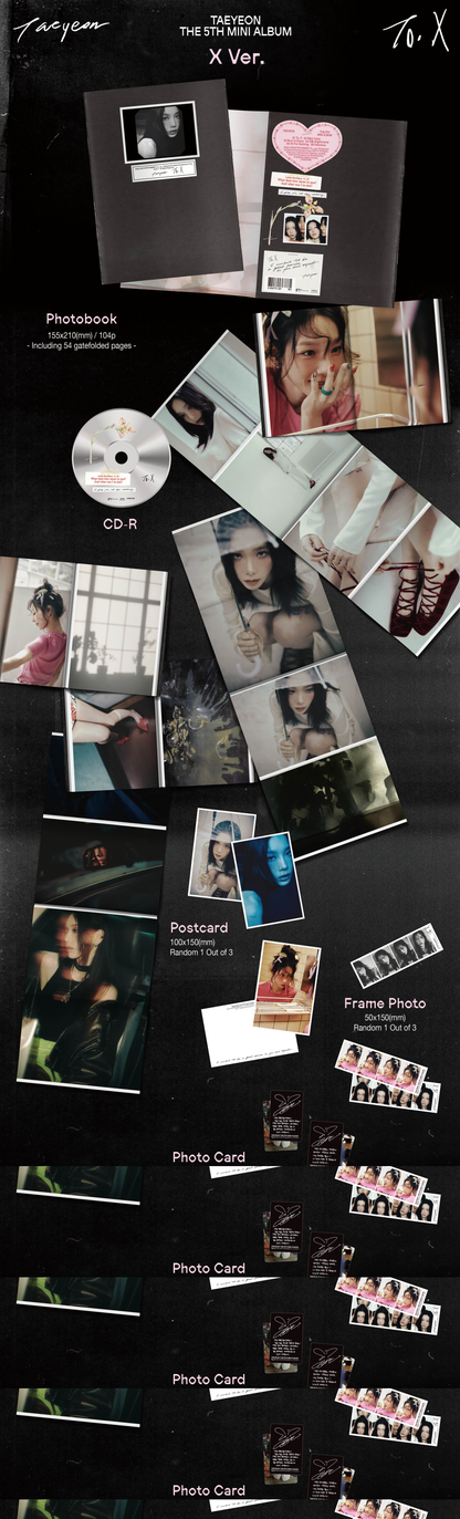 TAEYEON Mini Album Vol. 5 – To. X (B Ver.)