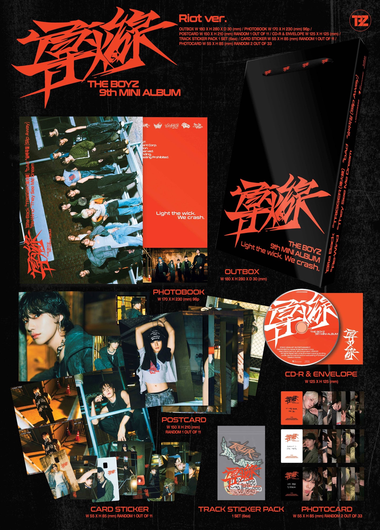 THE BOYZ 9th Mini Album – 導火線 (Trigger)