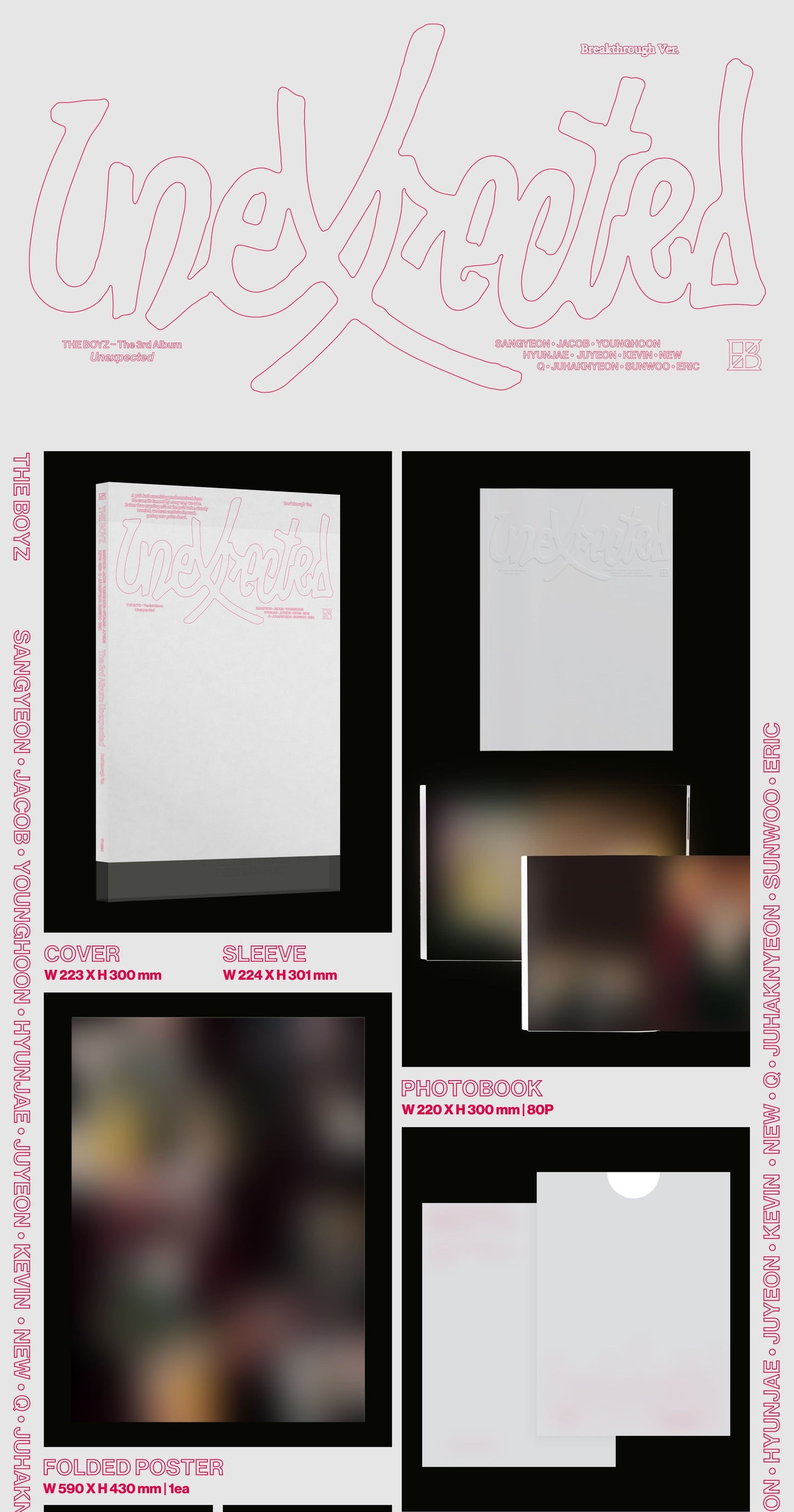THE BOYZ The 3rd Album – Unexpected (Photobook Ver.) (Random)