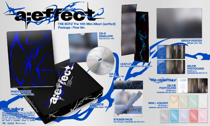 THE BOYZ The 10th Mini Album – a;effect (Flow Ver.)