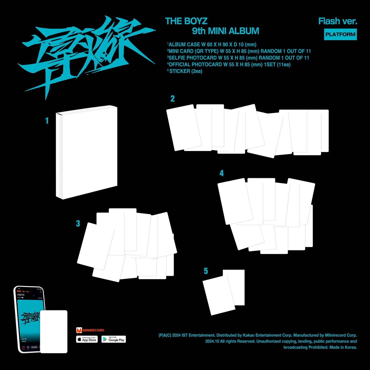 THE BOYZ 9th Mini Album – 導火線 (Trigger) (Platform Ver.)