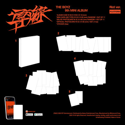 THE BOYZ 9th Mini Album – 導火線 (Trigger) (Platform Ver.)
