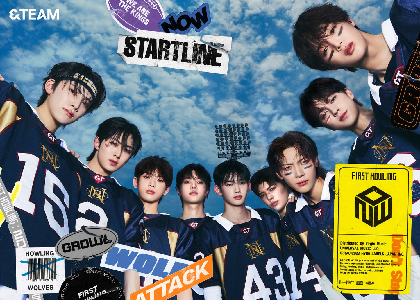 &TEAM 1st Album - First Howling : NOW [Japanese Edition]