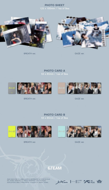 &TEAM – KR 1st Mini Album - Back to Life (Random)