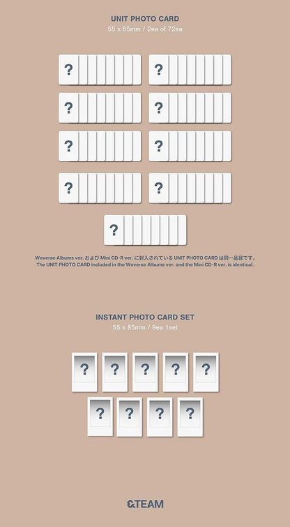 &TEAM – KR 1st Mini Album - Back to Life Photocard Box (Mini CD-R Ver.)