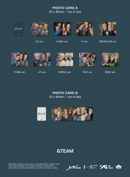 &TEAM – KR 1st Mini Album - Back to Life (ROAR Ver.) (Random)