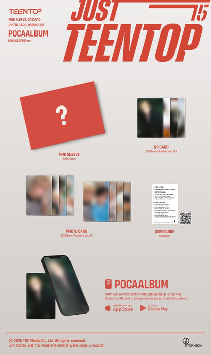 TEEN TOP – Just 15, Just Teen Top (MINI SLEEVE Ver.) (POCA Album)