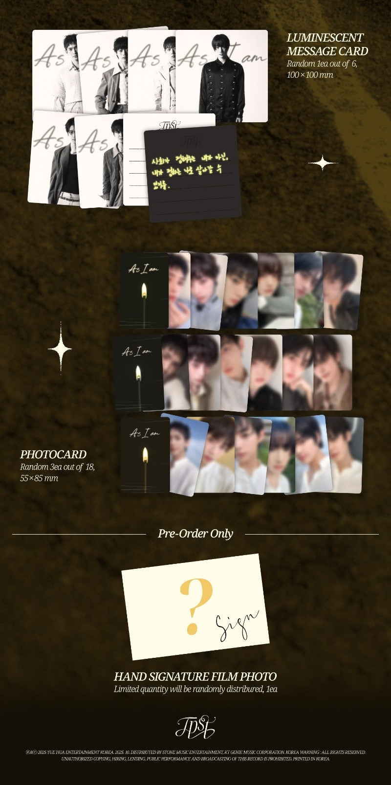 TEMPEST 7th Mini Album - As I am