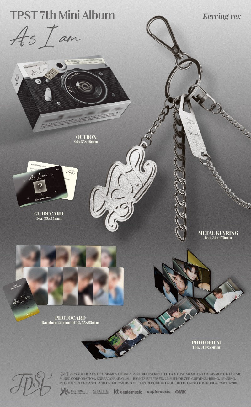 TEMPEST 7th Mini Album - As I am (Keyring Ver.)