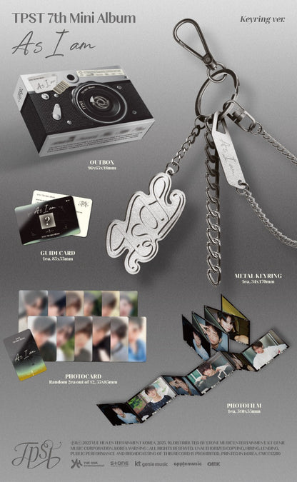 TEMPEST 7th Mini Album - As I am (Keyring Ver.)