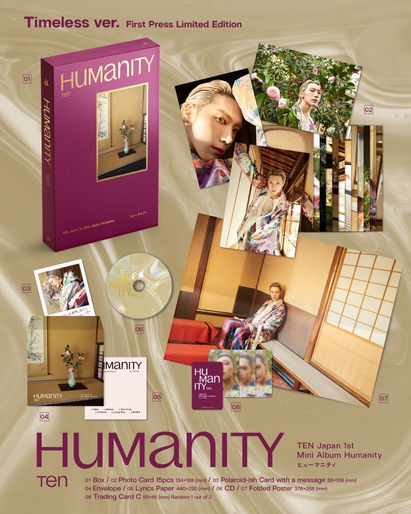 Ten (NCT) 1st Mini Album - Humanity (Japanese Edition)
