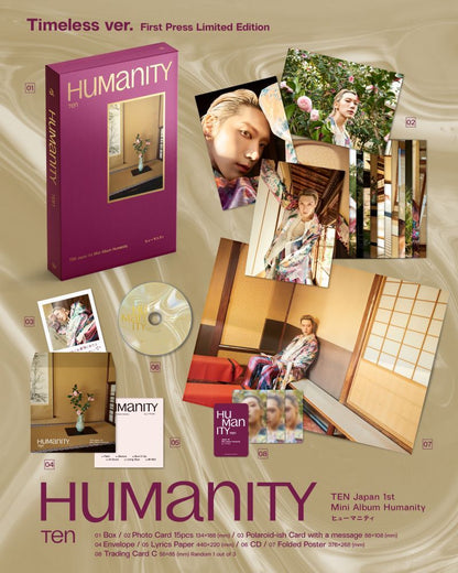 Ten (NCT) 1st Mini Album - Humanity (Japanese Edition)