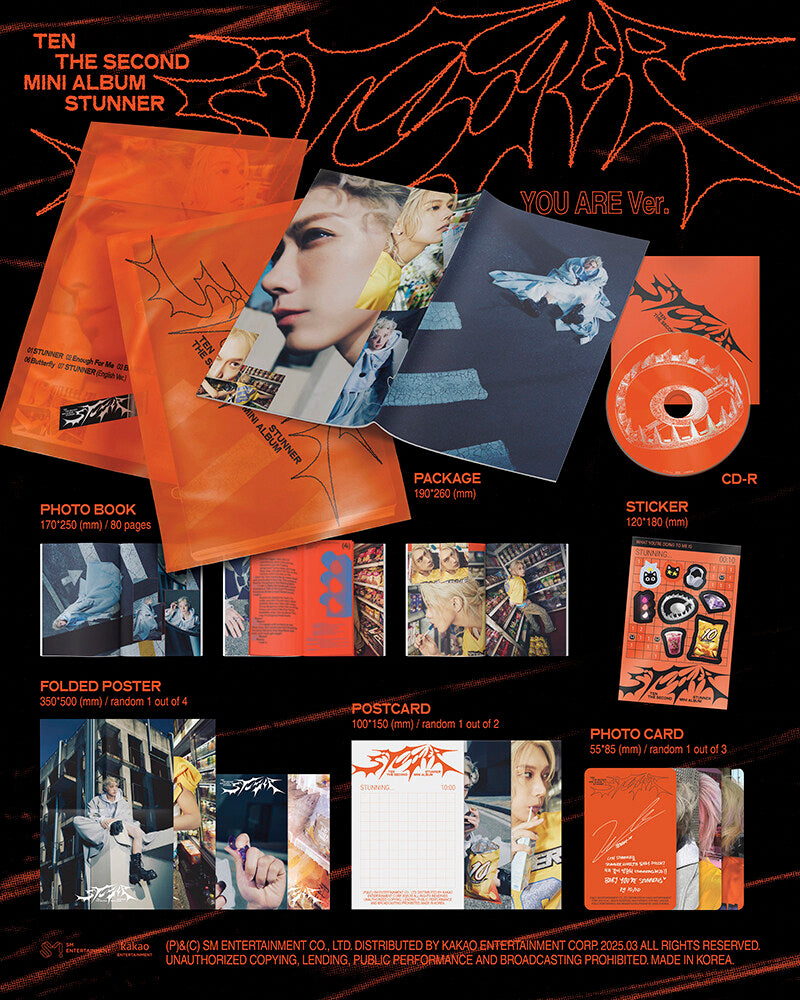 TEN The 2nd Mini Album – STUNNER (Pack Book Ver.)