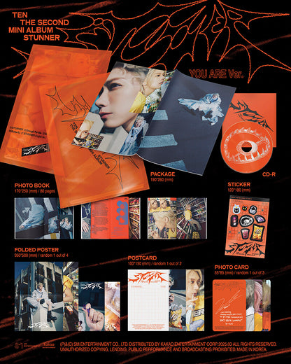 TEN The 2nd Mini Album – STUNNER (Pack Book Ver.)
