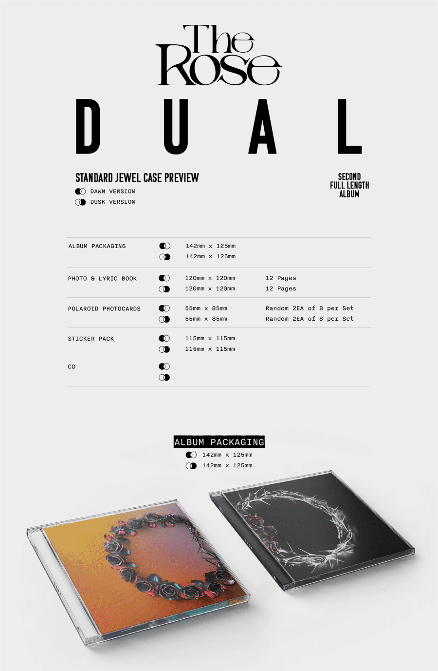 The Rose – DUAL (Jewel Case Album) (Random)