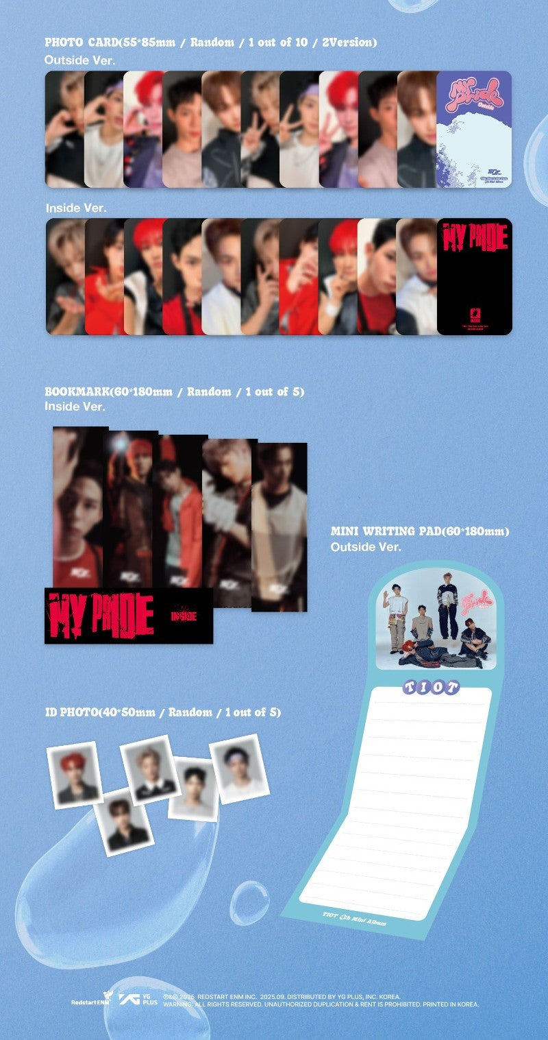 TIOT 4rd Mini Album - MY PRIDE (Photobook Ver.) (Random)