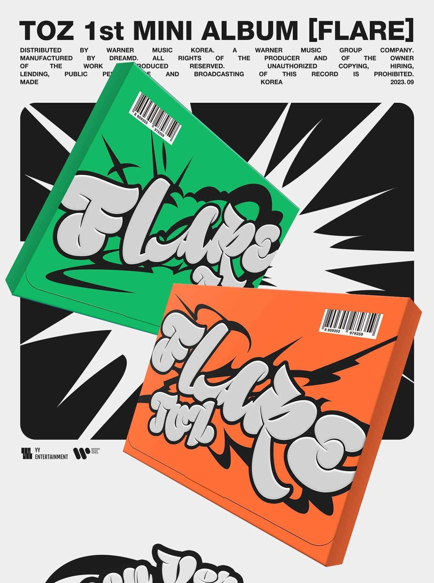 TOZ Mini Album Vol. 1 – FLARE (Random)