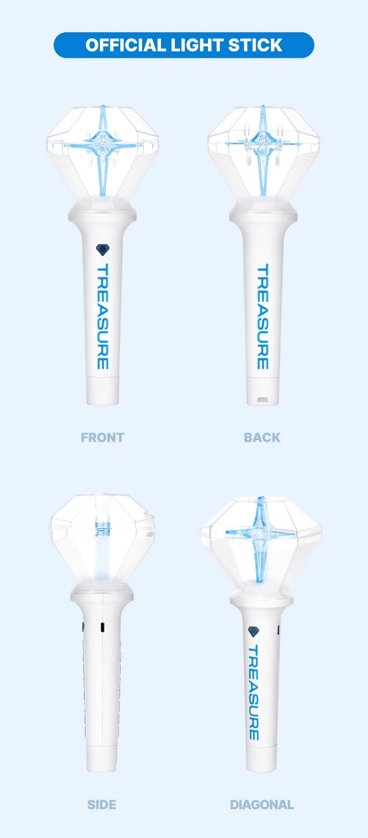 TREASURE – OFFICIAL LIGHT STICK Ver.2