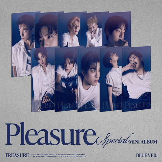 TREASURE Special Mini Album – PLEASURE (BLUE Ver.) (Random)