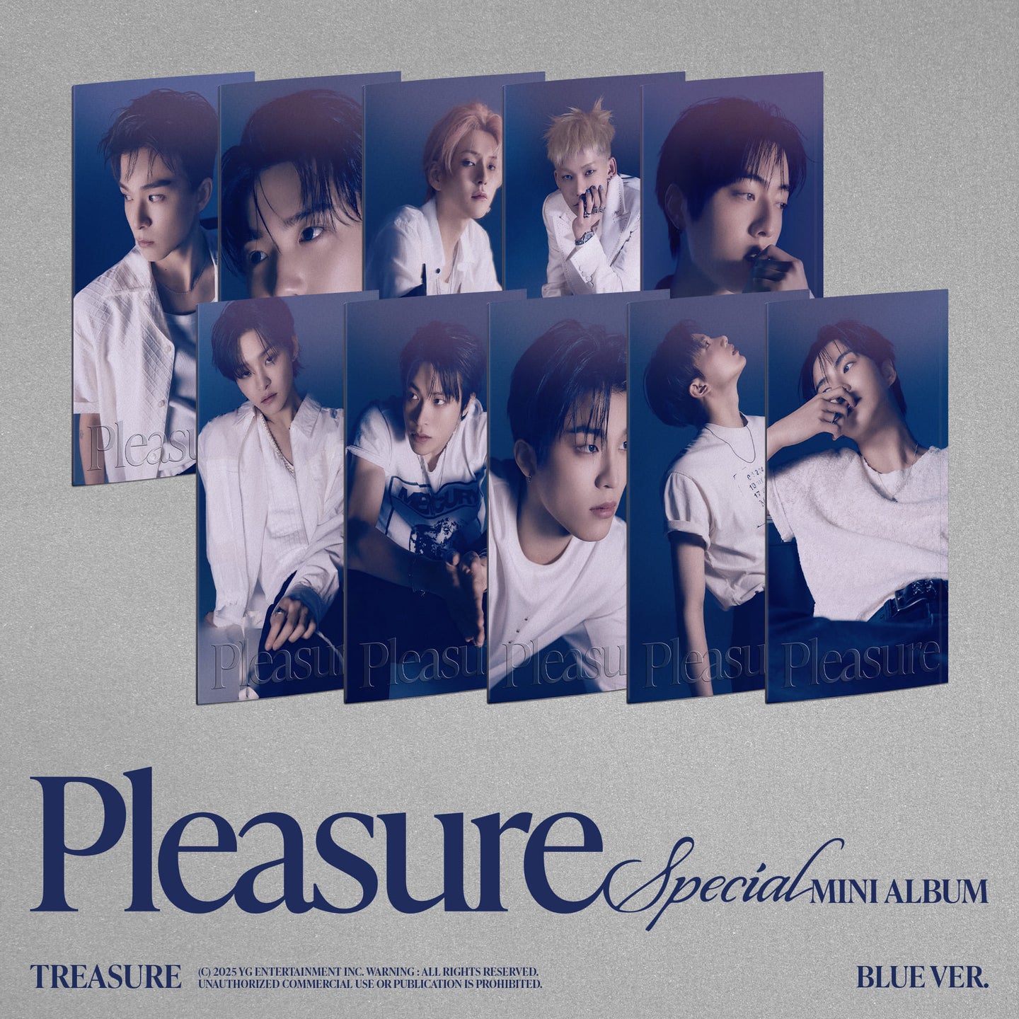 TREASURE Special Mini Album – PLEASURE (BLUE Ver.) (Random)