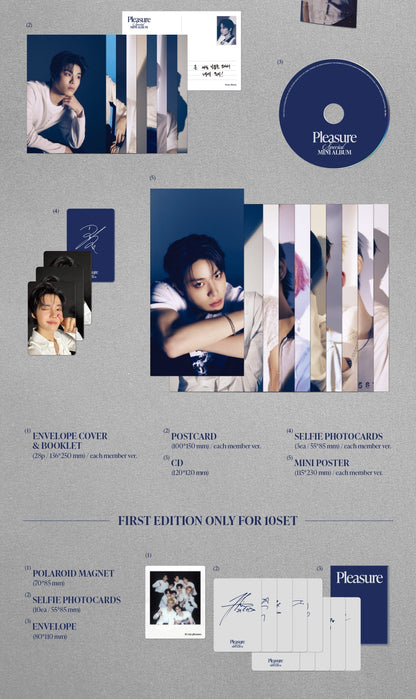 TREASURE Special Mini Album – PLEASURE (BLUE Ver.) (Random)