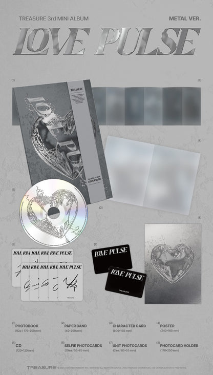 TREASURE 3rd Mini Album – LOVE PULSE (Random)