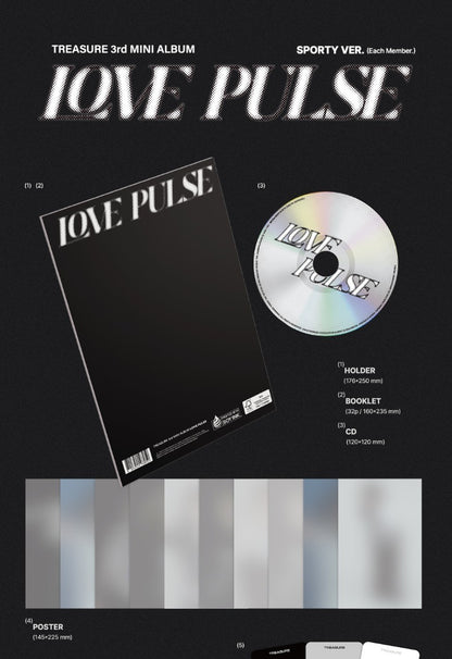 TREASURE 3rd MINI ALBUM – LOVE PULSE (SPORTY Ver.)