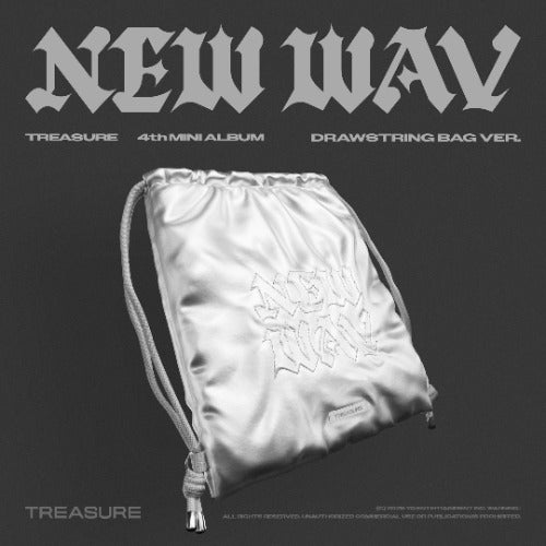PRE-ORDER: TREASURE 4th Mini Album - NEW WAV (Drawstring Bag Ver.) (Limited Edition)