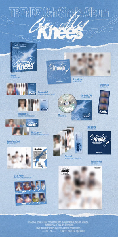 PRE-ORDER: TRENDZ 6th Single Album - On My Knees (Standard Ver. + POCA Album Ver.)