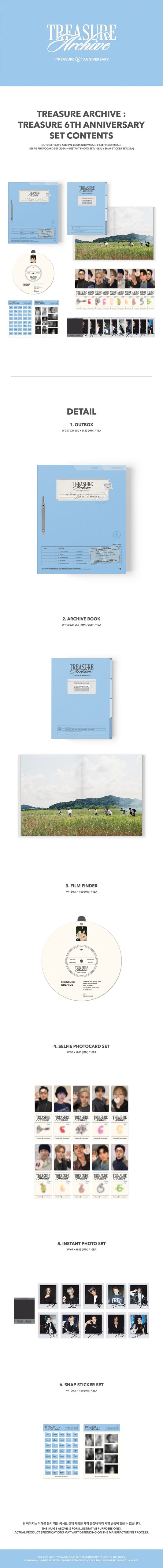 PRE-ORDER: TREASURE – TREASURE ARCHIVE : TREASURE 6th ANNIVERSARY