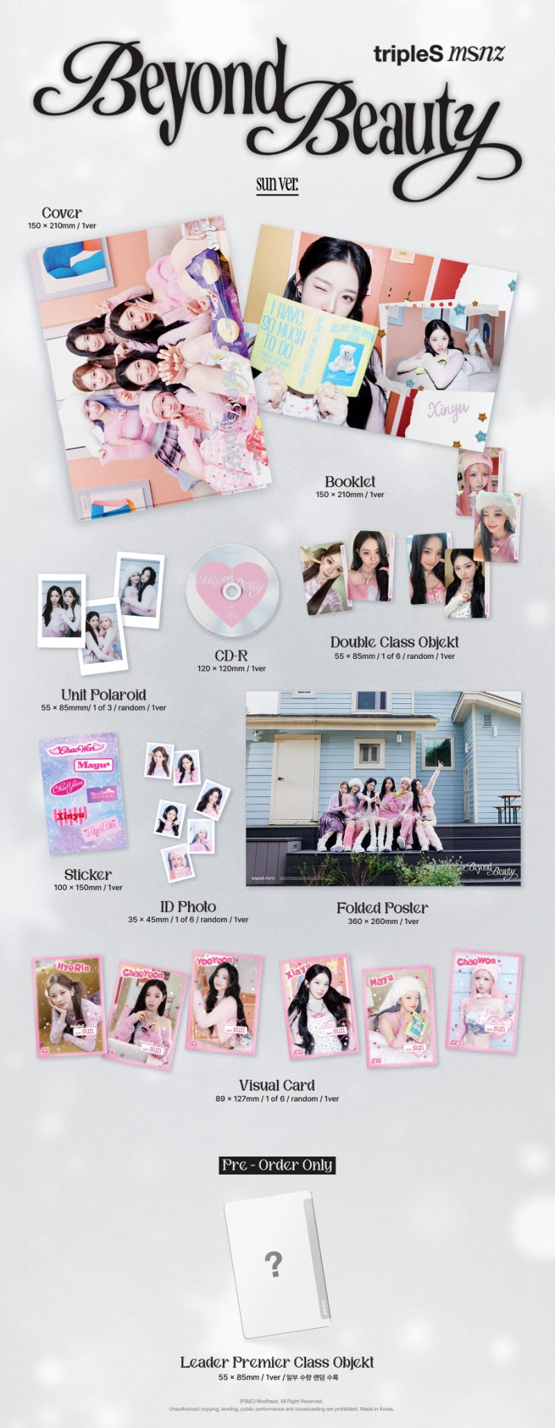 tripleS 1st Mini Album - msnz (Beyond Beauty) (Random)