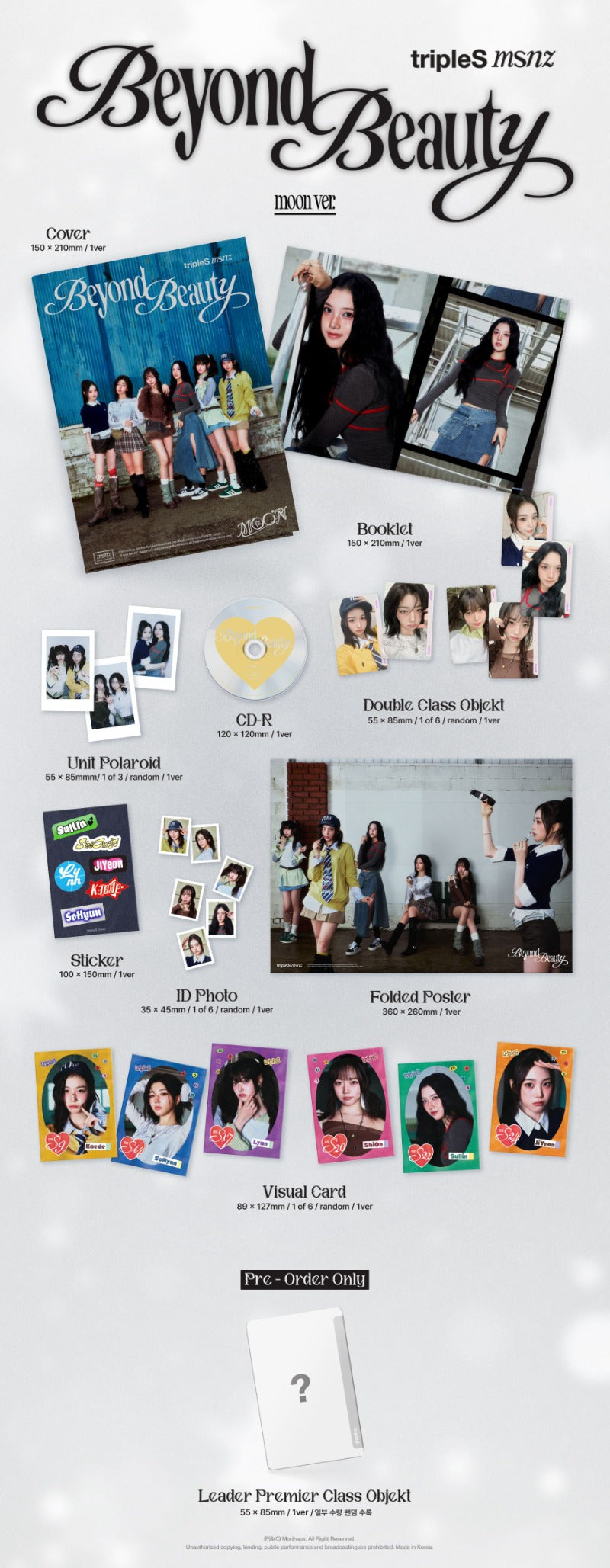 tripleS 1st Mini Album - msnz (Beyond Beauty) (Random)